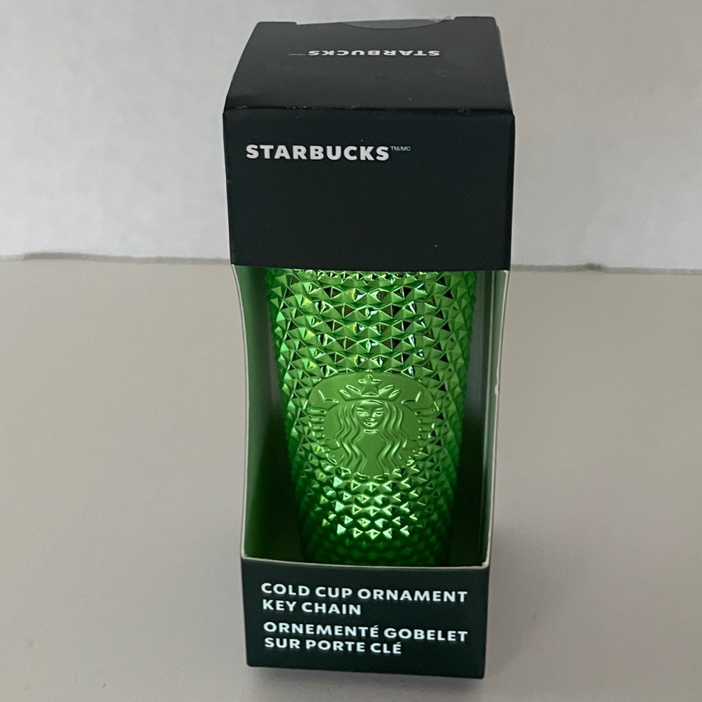 Starbucks 2023 Limited Edition Cold Cup Ornament / Keychain - Green